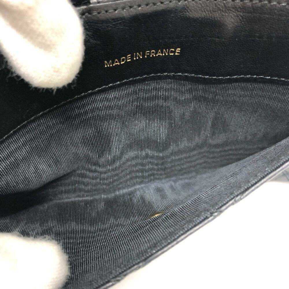 CHANEL Authentic Black Lambskin Leather Wallet - Picture 13 of 16